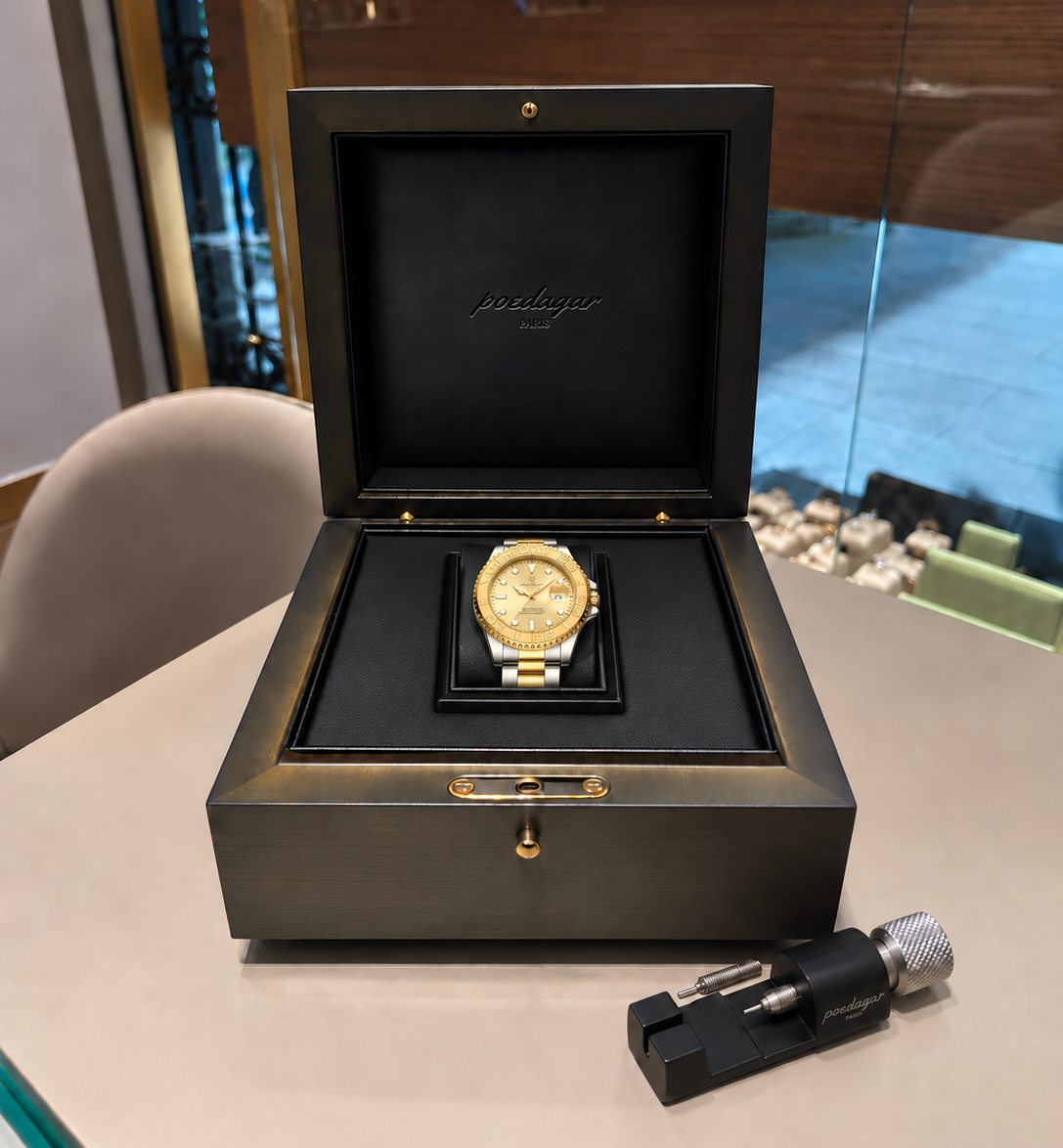 Delivered in an elegant case