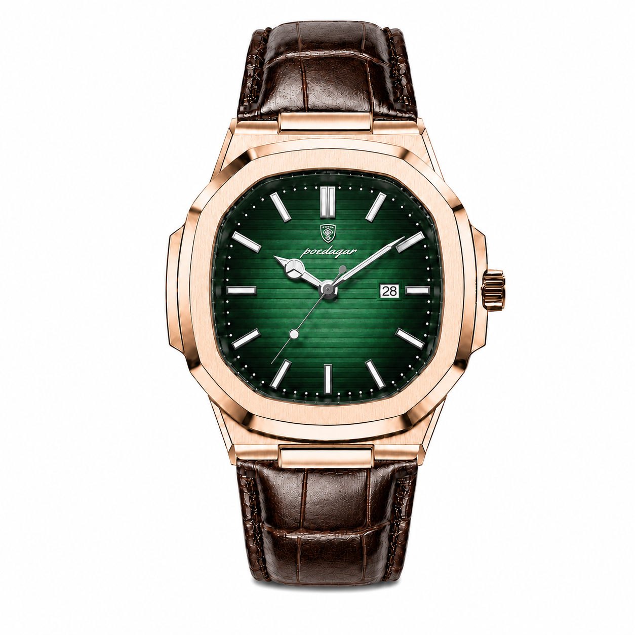 montre poedagar - Régalia or rose - vert