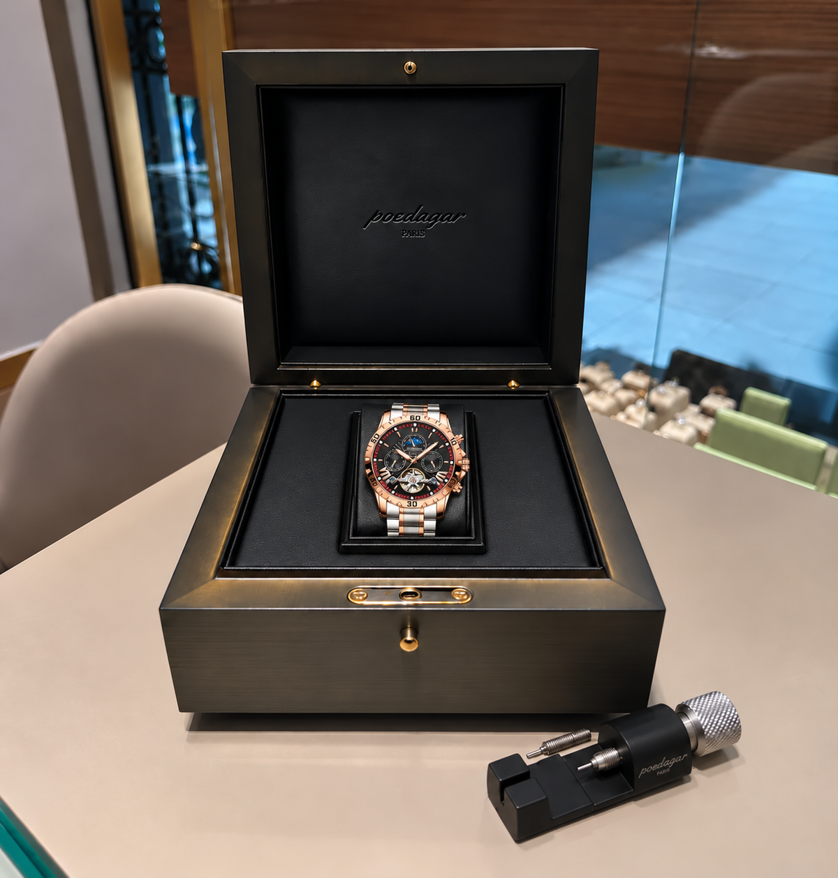 Presented in an elegant box
